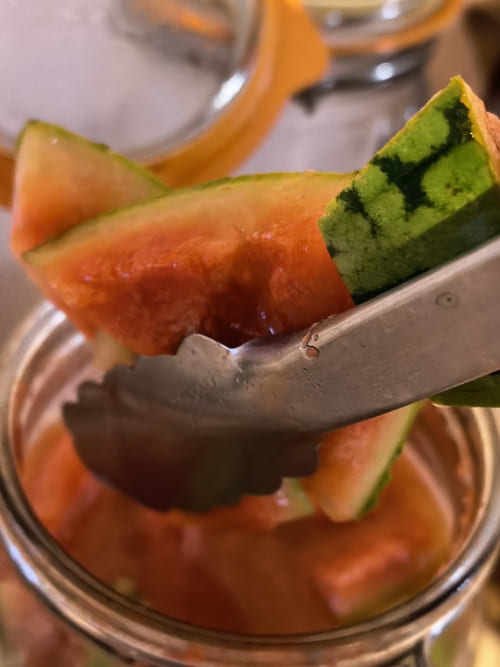 Pétillant de pastèque au levain de gingembre