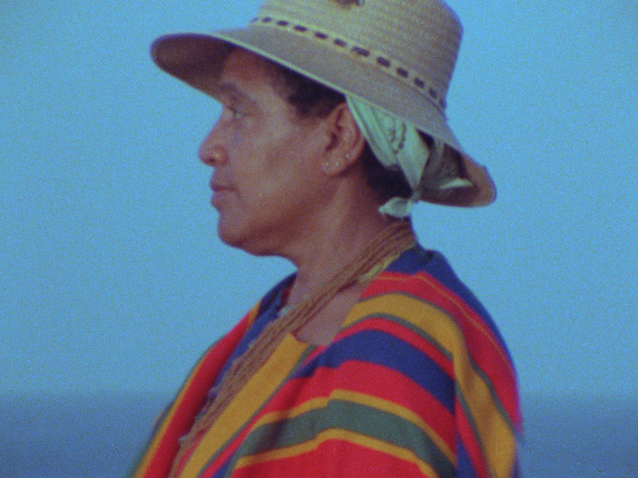 A Litany for Survival film still - Audre Lorde standing