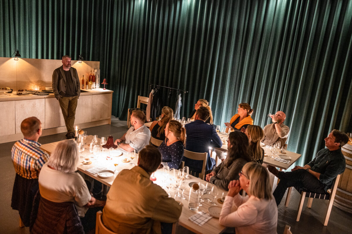 Tasting Room hos Brännland Iscider i Vännäsby