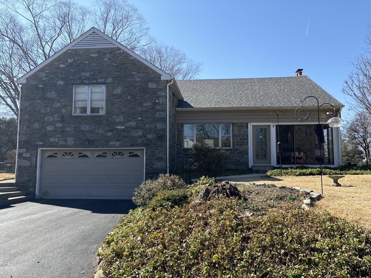 Ambler, PA area home with a new roof