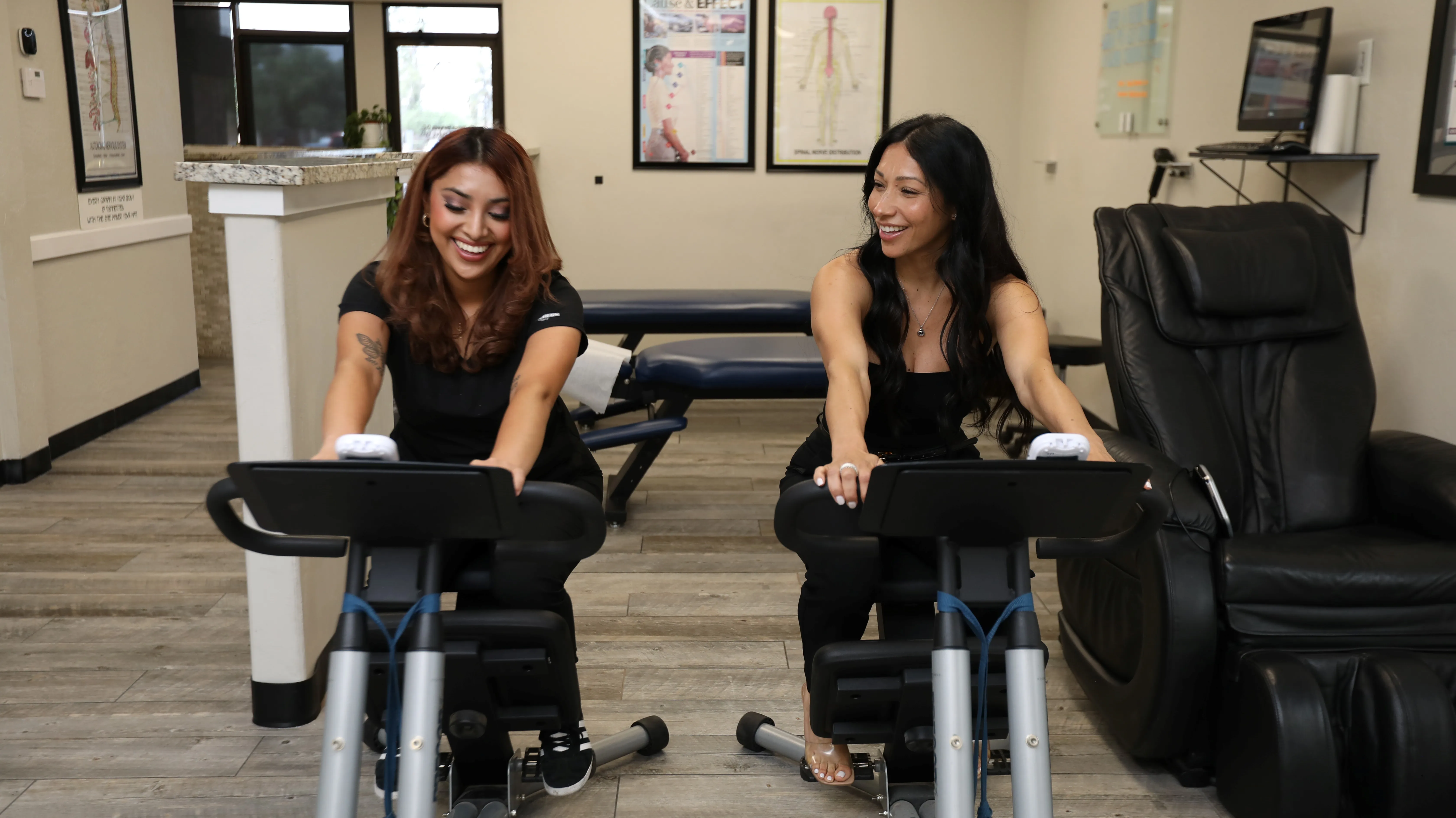 The Global Chiropractic team smiling at their Tempe AZ office