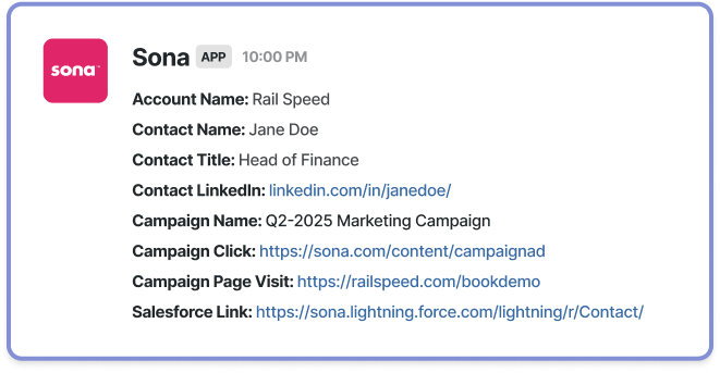 Get Real-Time Slack Alerts When Prospects Engage With Your Ads