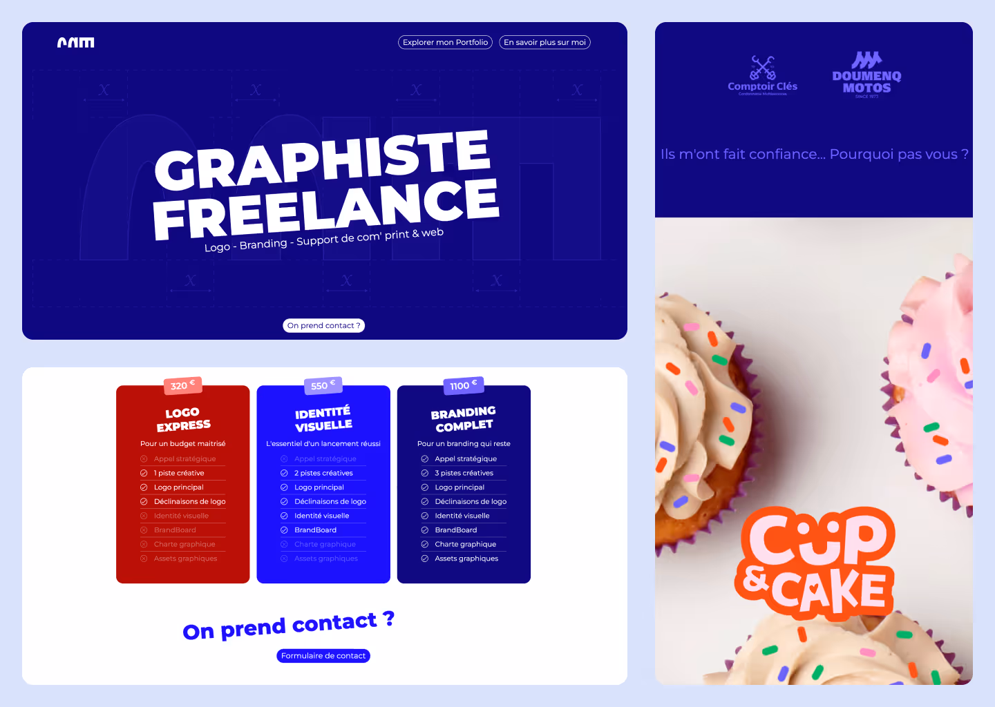 Images du projet CAM, un graphiste indépendant