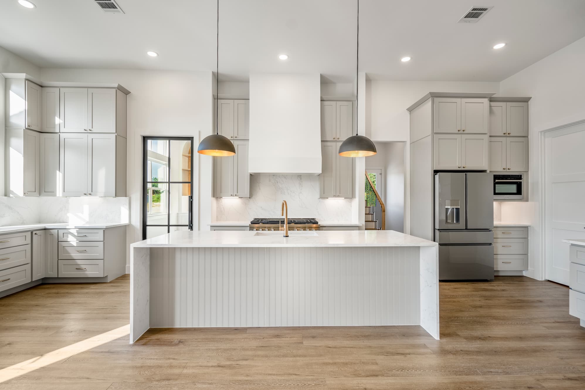Impressive custom luxury white Kitchen