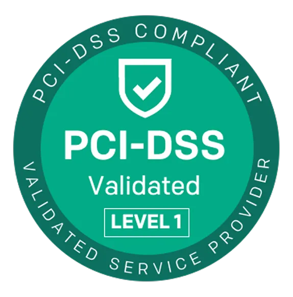 PCI-DSS Validated.