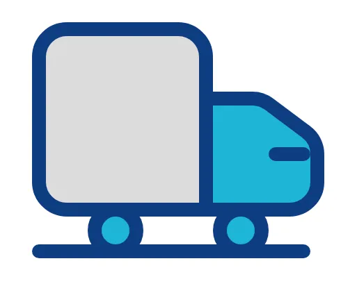Copier Service Company Delivery Truck Icon