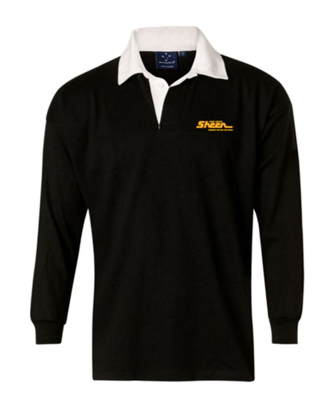 Mens Long Sleeve Rugby Top