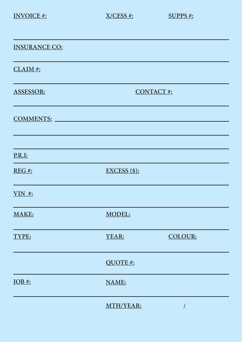 Job File (Blue)