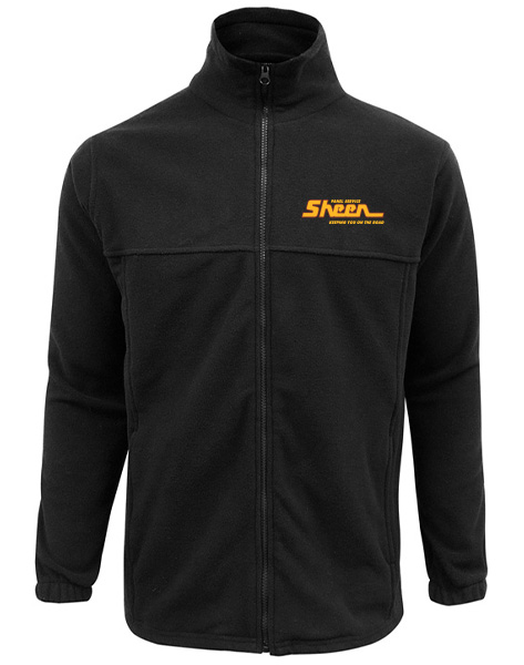 Mens Plain Microfleece Jacket