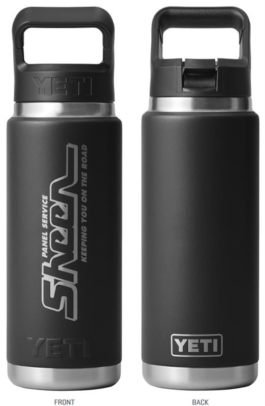 Sheen YETI 26 oz Straw Bottle Black