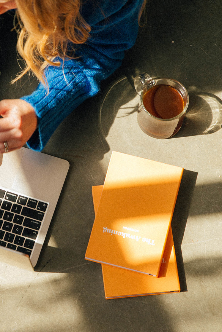 Ashton working at The Awakening