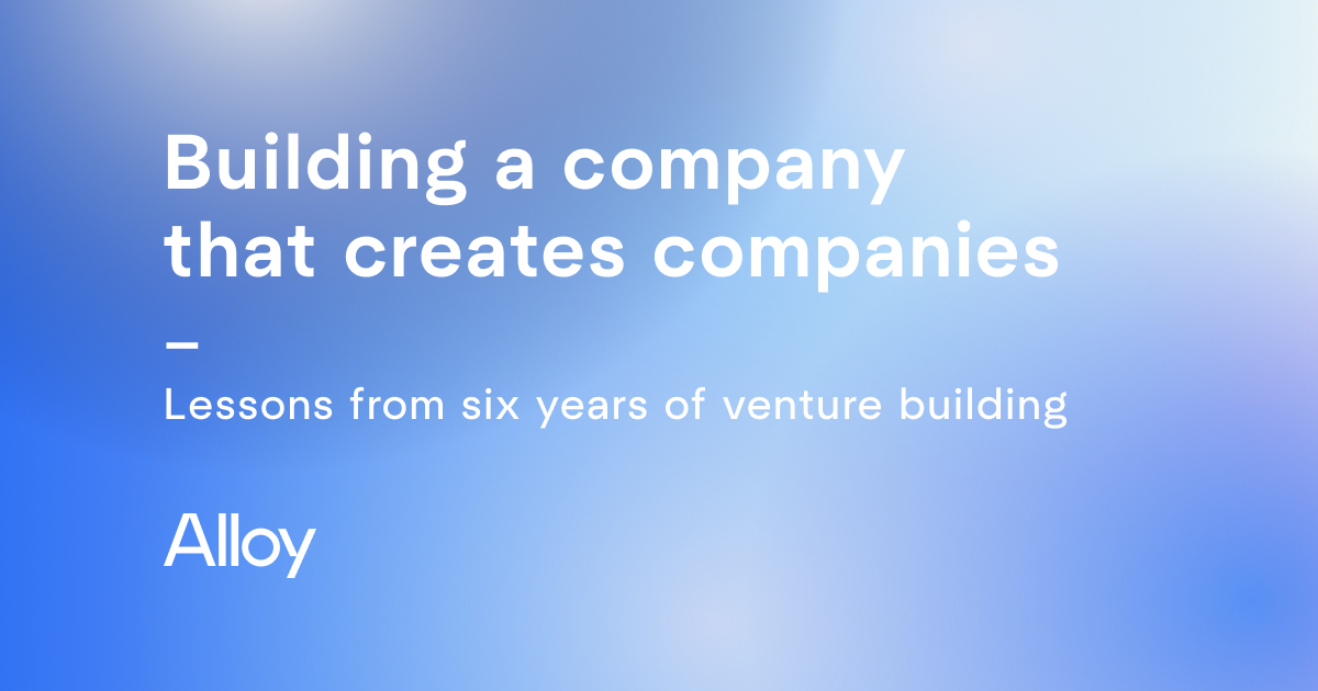 Alloy 6-year anniversary