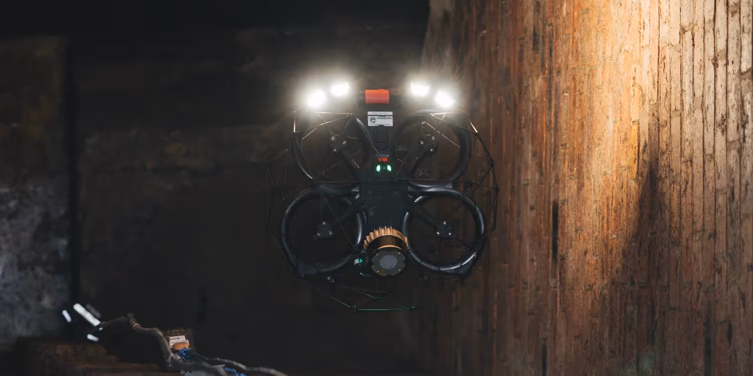 Flyability Elios 3 surveys sewers 4x faster
