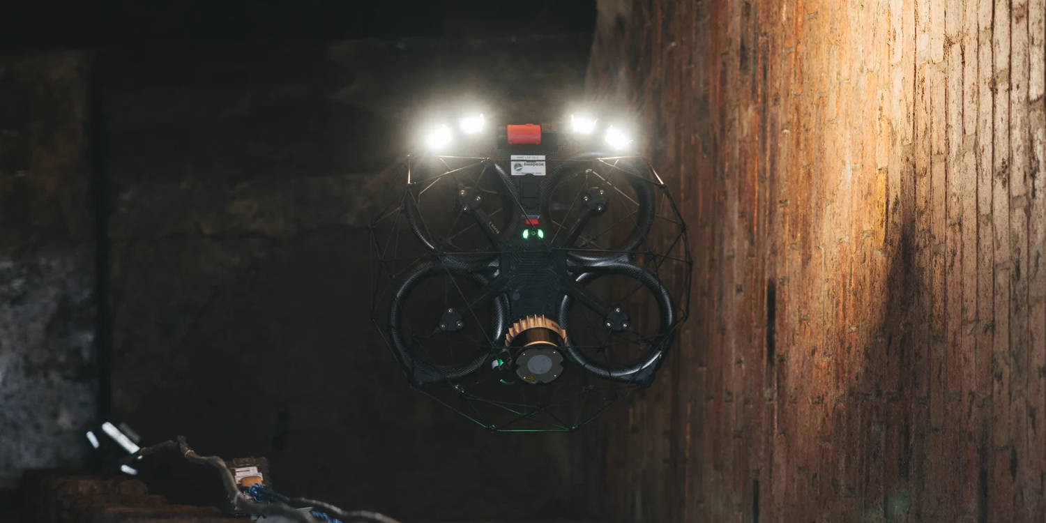 Flyability Elios 3 surveys sewers 4x faster