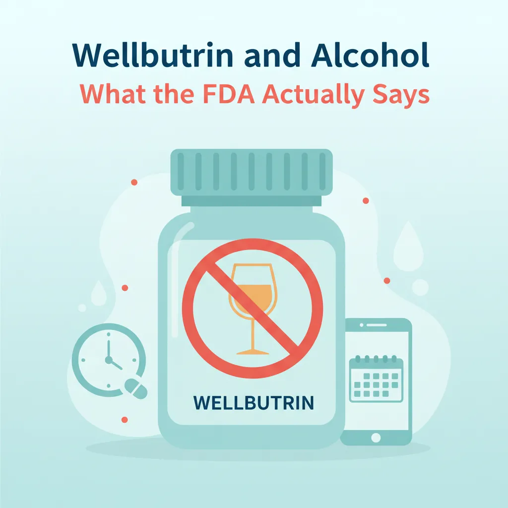 Wellbutrin and Alcohol: What the FDA Actually Says (2026)