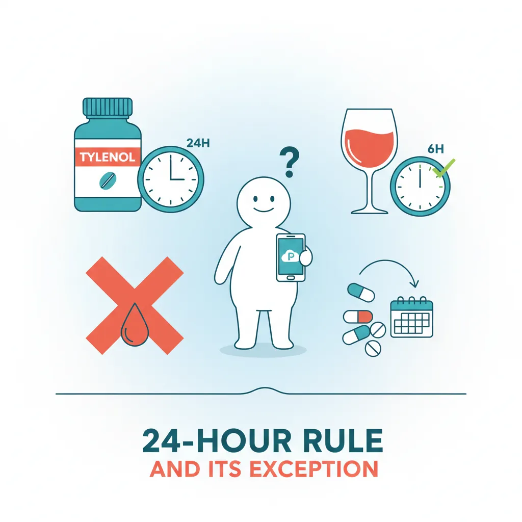 Tylenol and Alcohol: The 24-Hour Rule and Its Exception