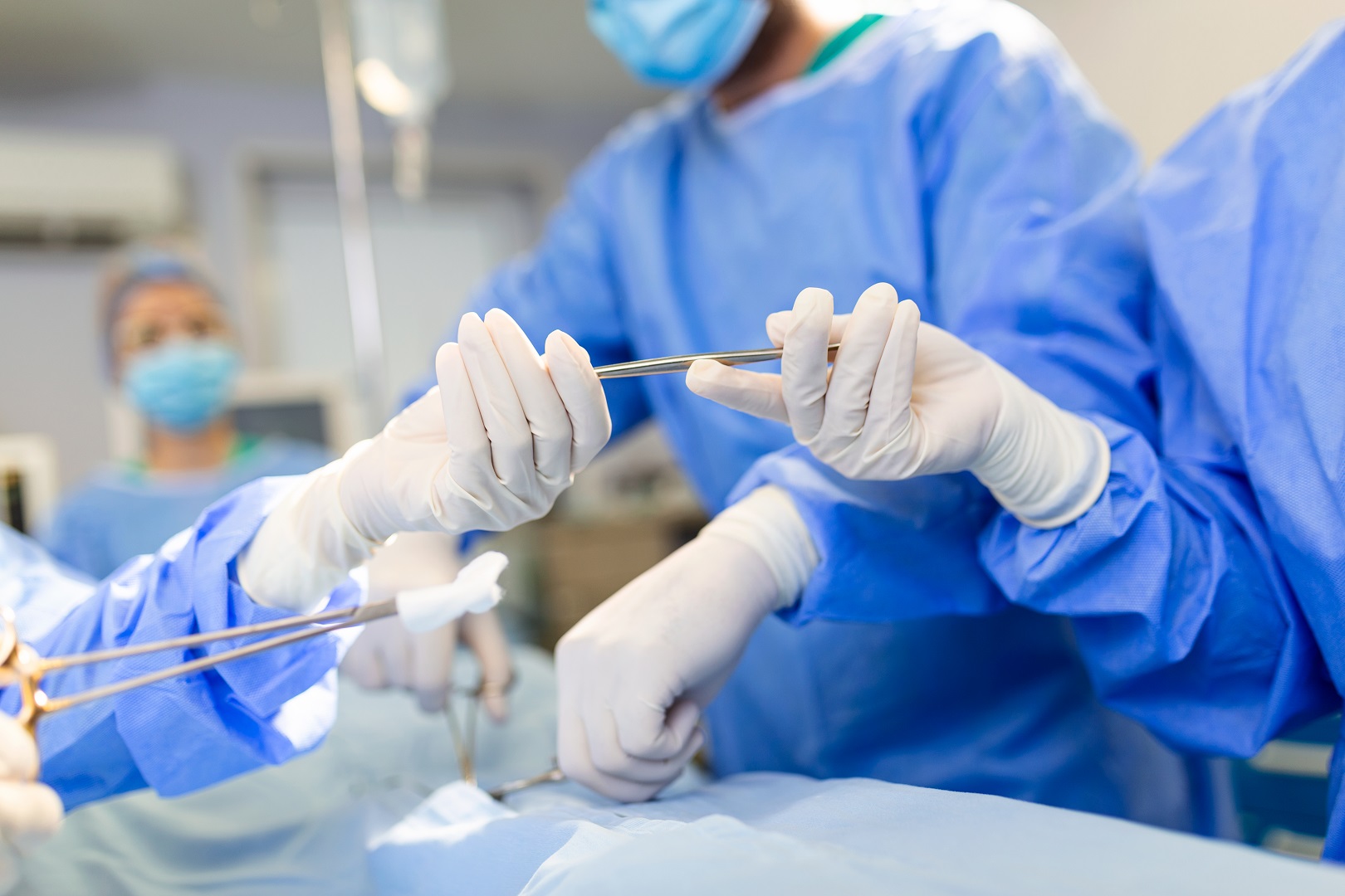 Doctor's operating surgery room