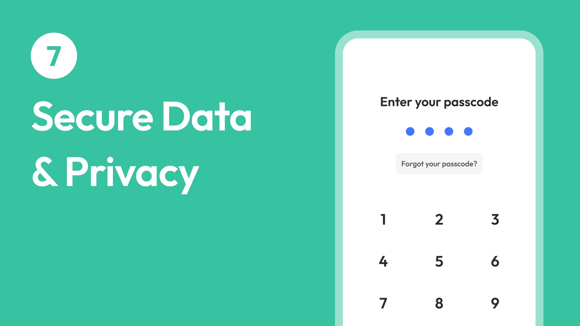 Pillo secure data and privacy