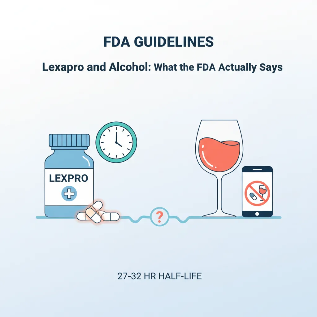 Lexapro and alcohol: what the FDA actually says