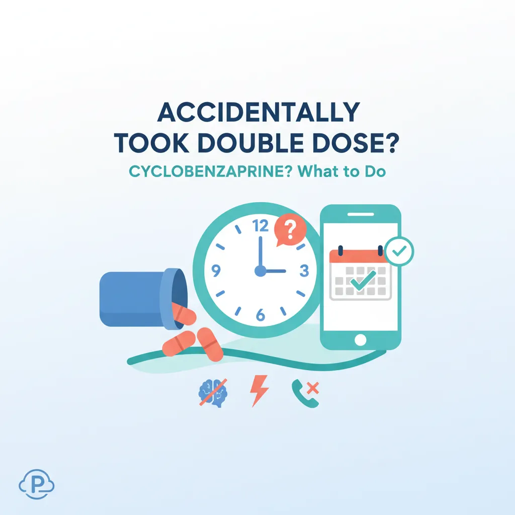 Accidentally Took Double Dose of Cyclobenzaprine? What to Do