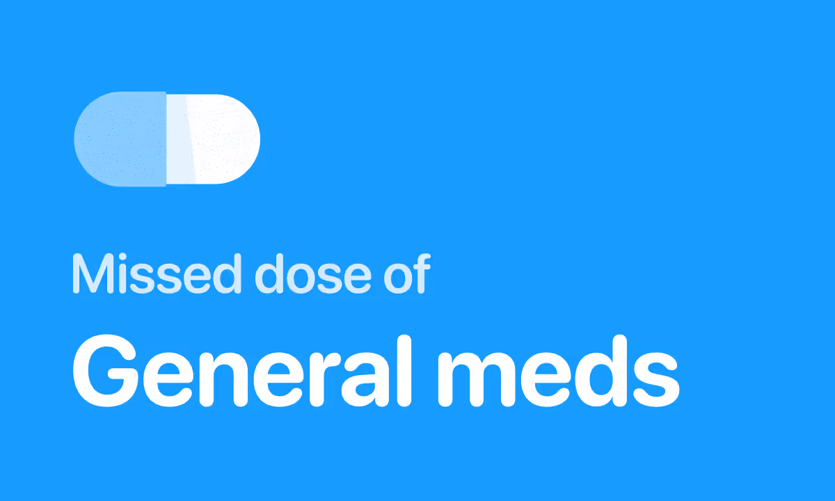 Missed Medication for Days? Your 5-Step Reset Plan