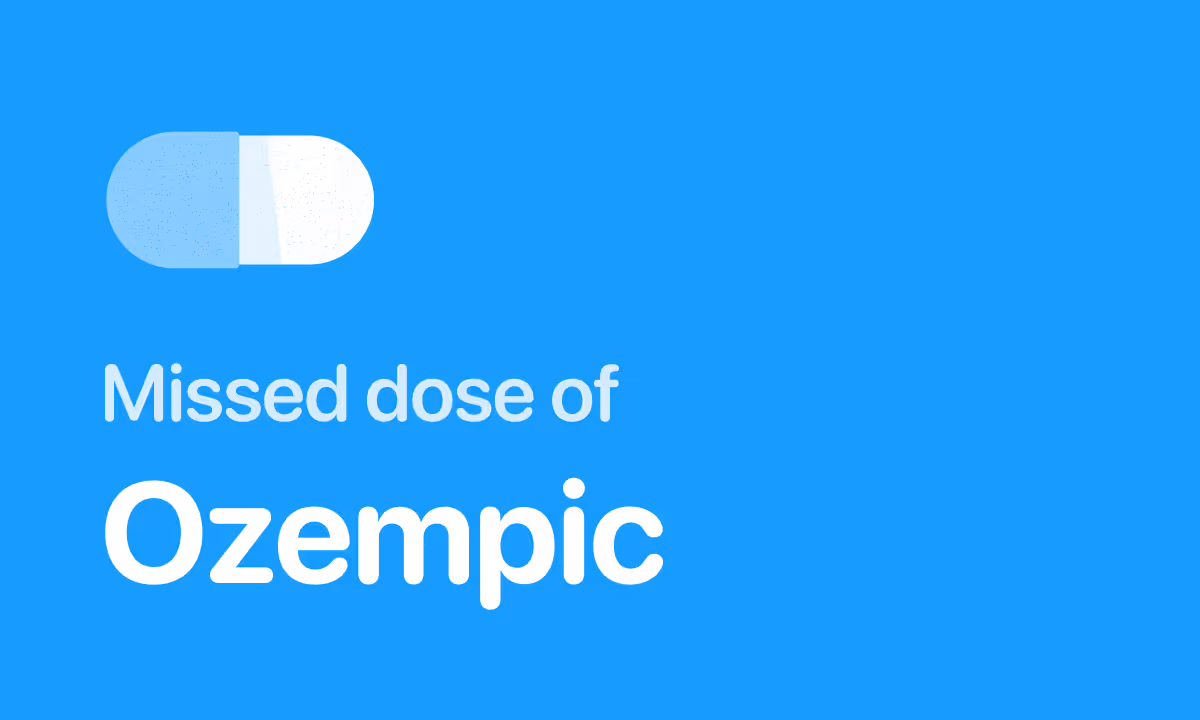 Skipped a Week of Ozempic Next