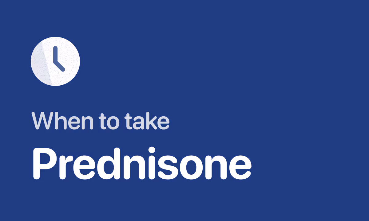 Best Time to Take Prednisone: Why Morning Dosing Matters