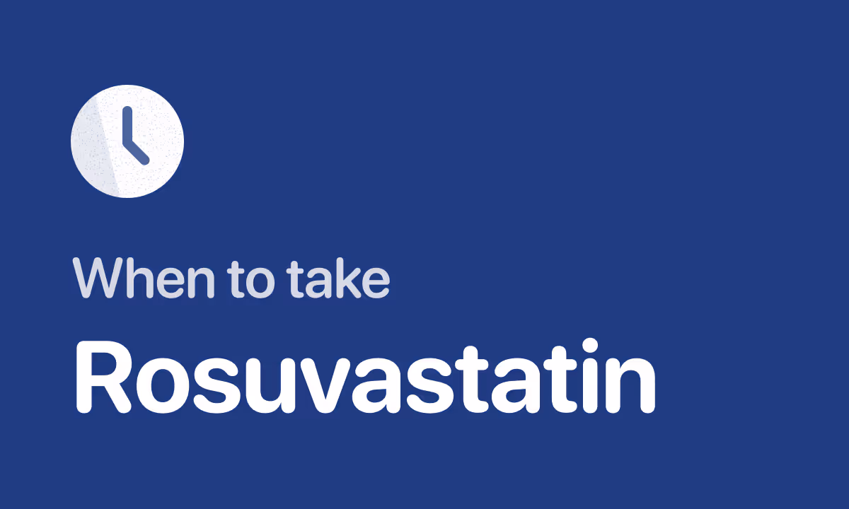 Best Time to Take Rosuvastatin: Crestor Breaks the Statin Rule