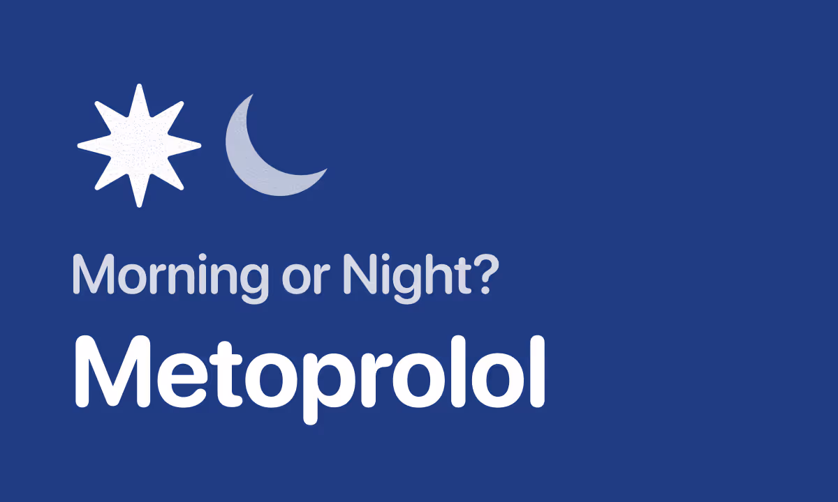 Metoprolol Morning or Night? How to Decide and Switch