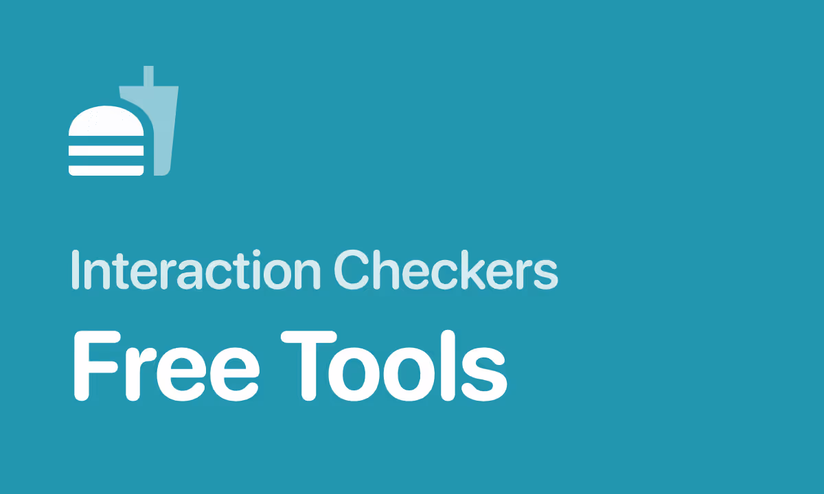 5 Best Food and Drug Interaction Checkers (Free, 2026)