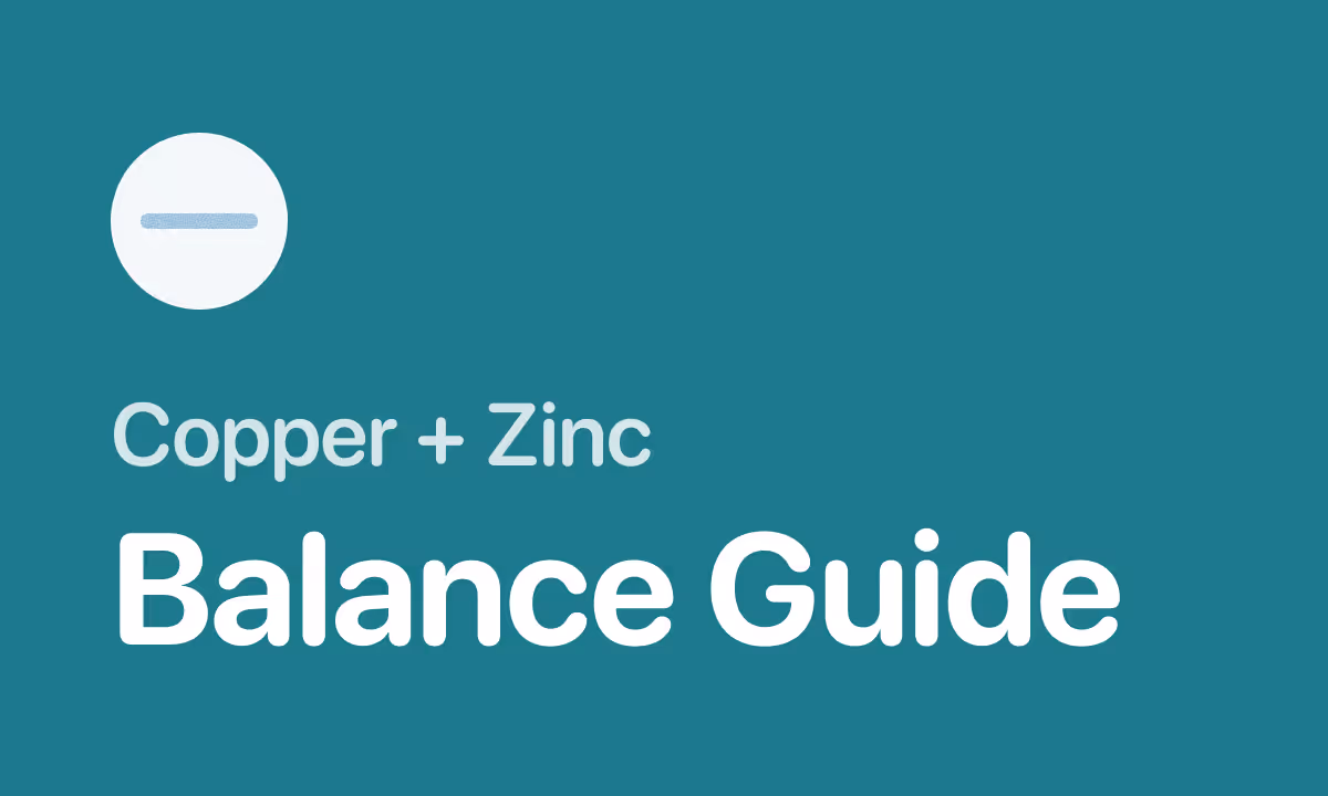 When to Take Copper Supplement: Why Zinc Wins (and Who Should Skip)