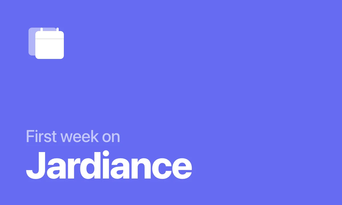 First week on Jardiance