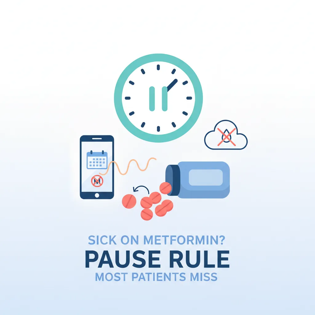 Sick day rules for metformin