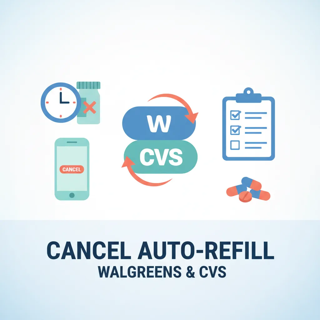 How to Cancel Pharmacy Auto-Refill at Walgreens and CVS