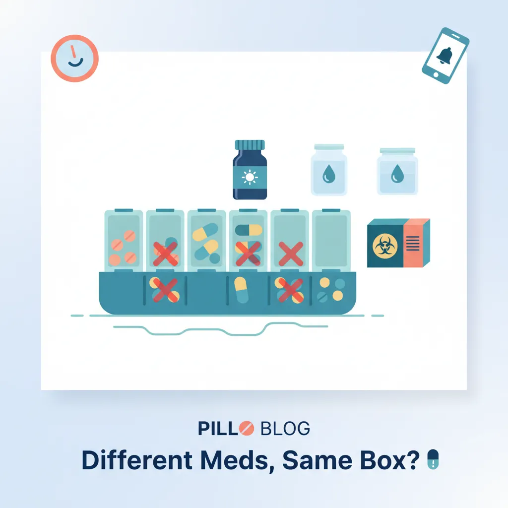 Can You Put Different Medications in the Same Pill Box thumbnail