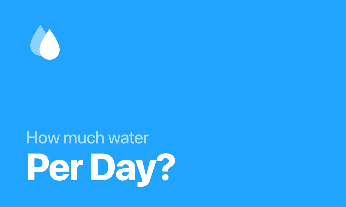 How much water should you drink a day