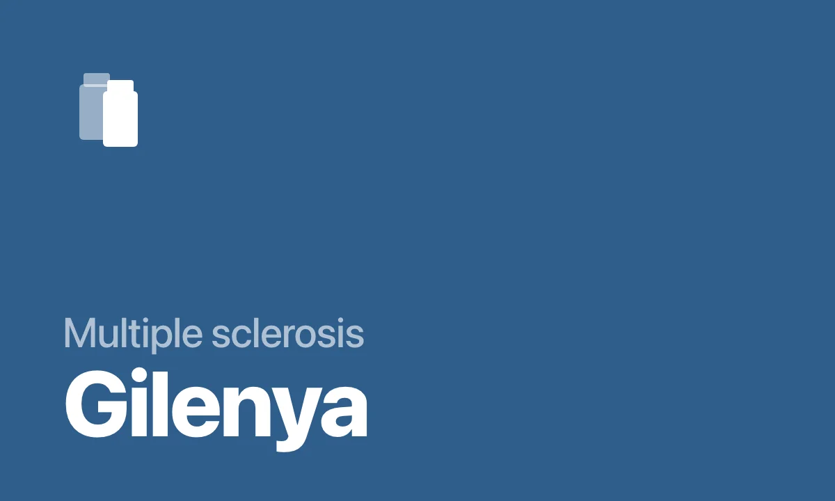 What to do after a missed dose of Gilenya