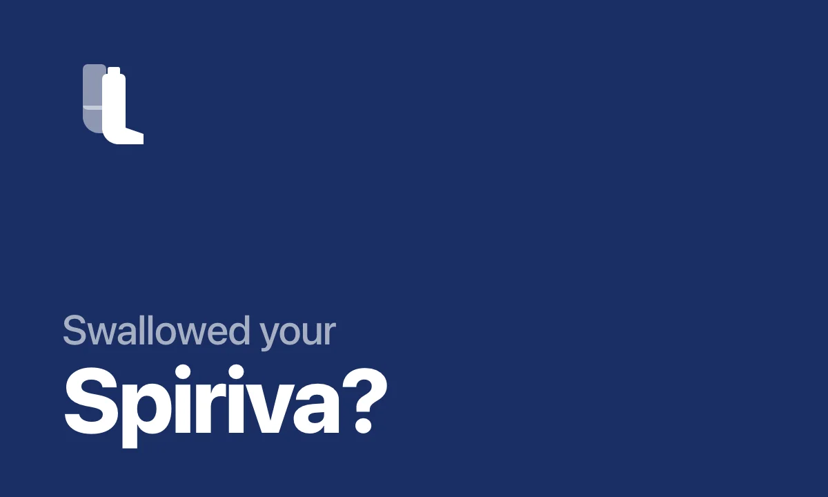 Swallowed your Spiriva?