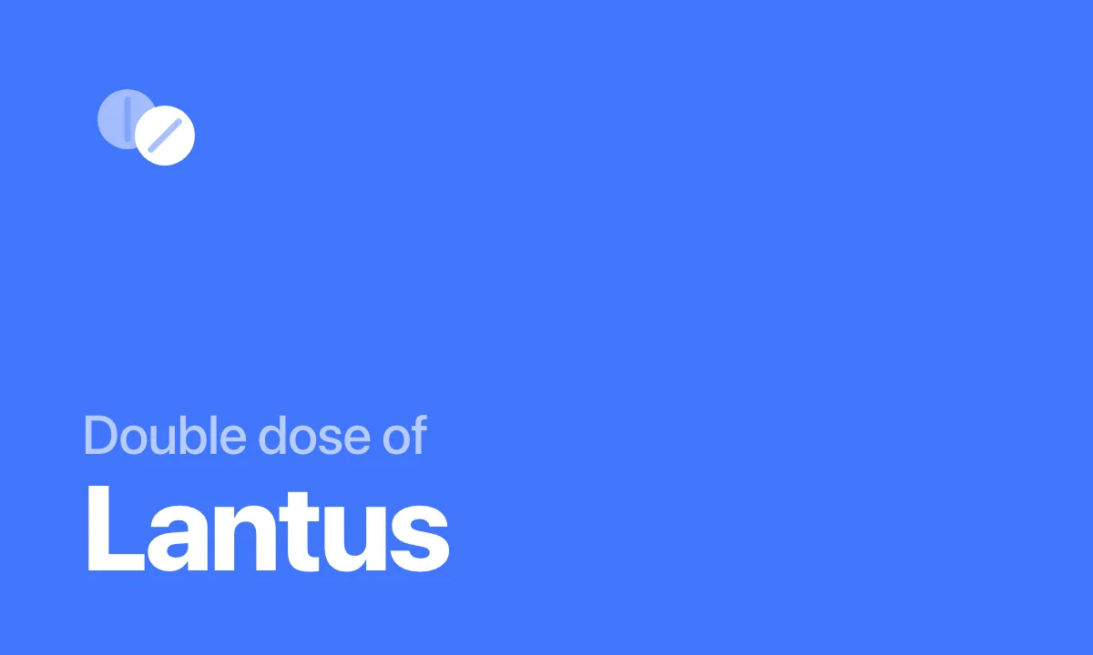 Double dose of Lantus