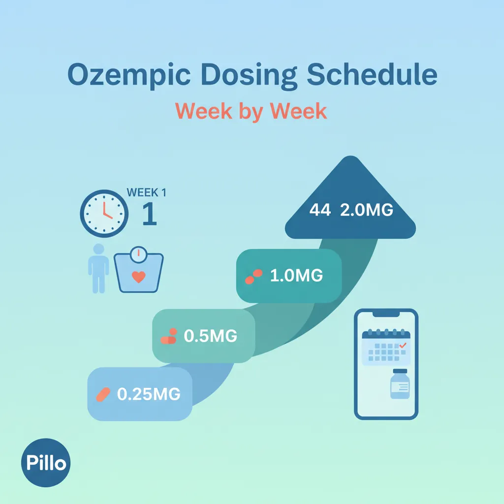 Ozempic week-by-week dose escalation schedule