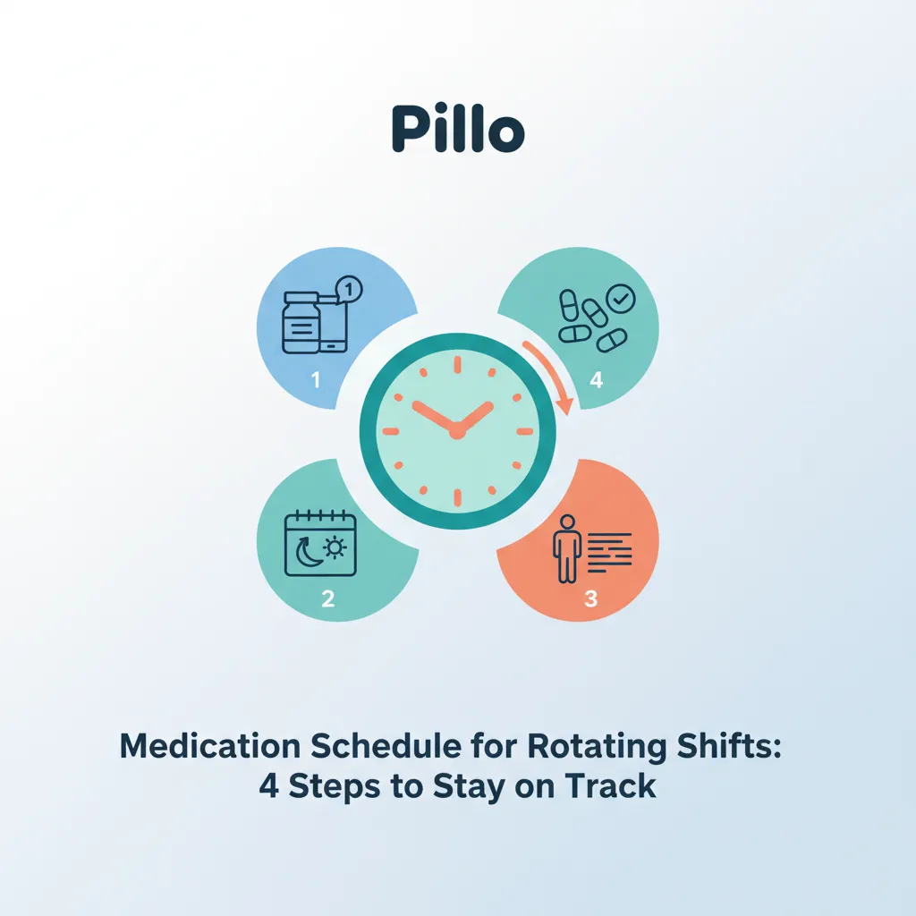 Medication schedule for rotating shift work