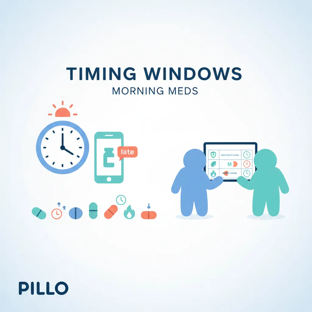 How late you can take morning medication