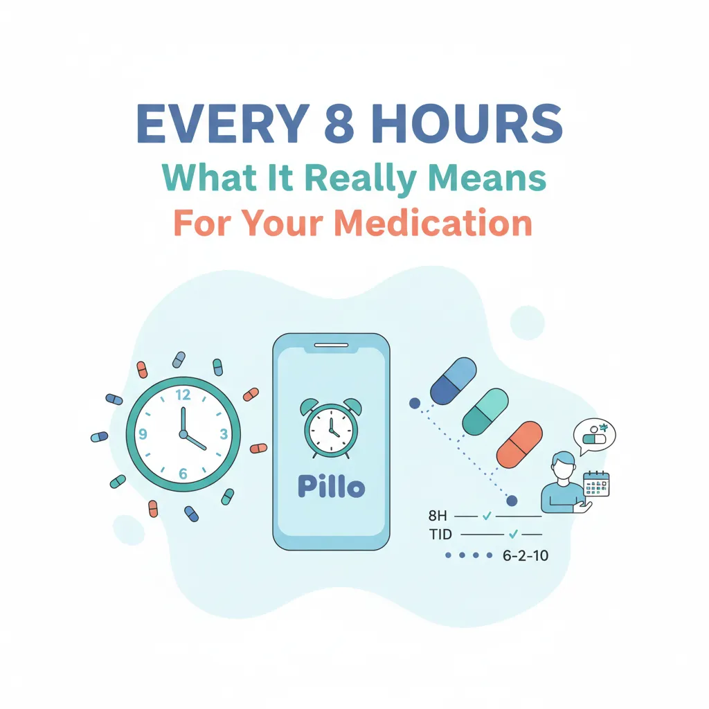 Every 8 hours (Q8H) versus three times a day dosing