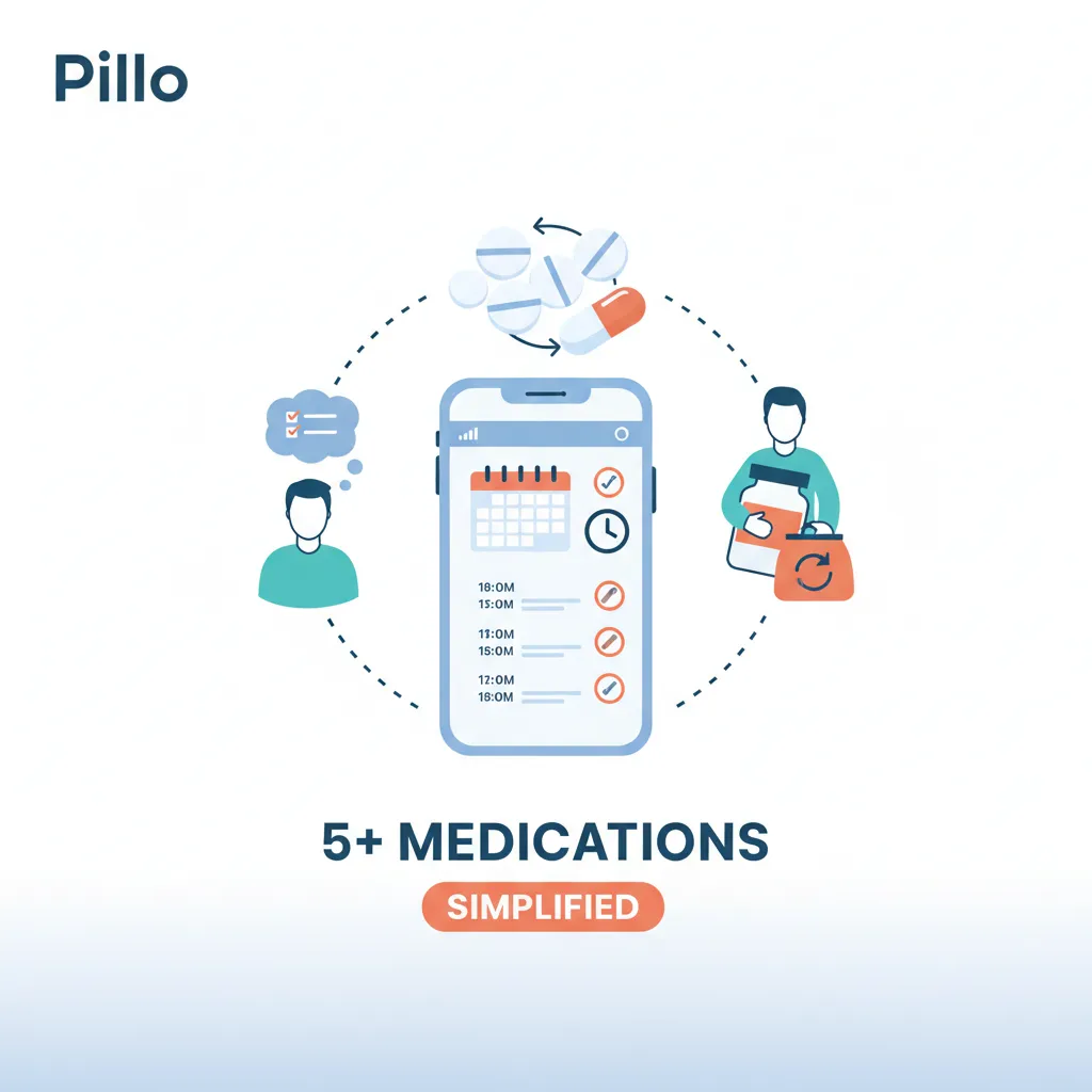 Managing five or more medications a day