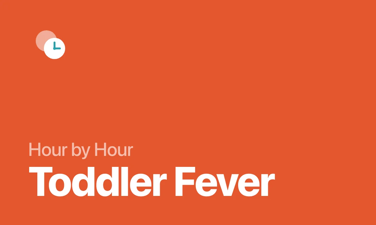 Hour by Hour Toddler Fever