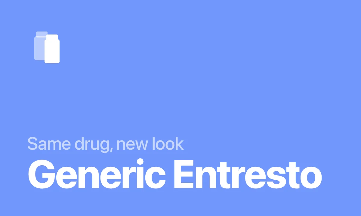 Same drug, new look Generic Entresto