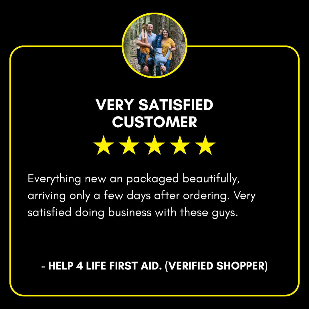 customer review praising fast delivery and neat packaging