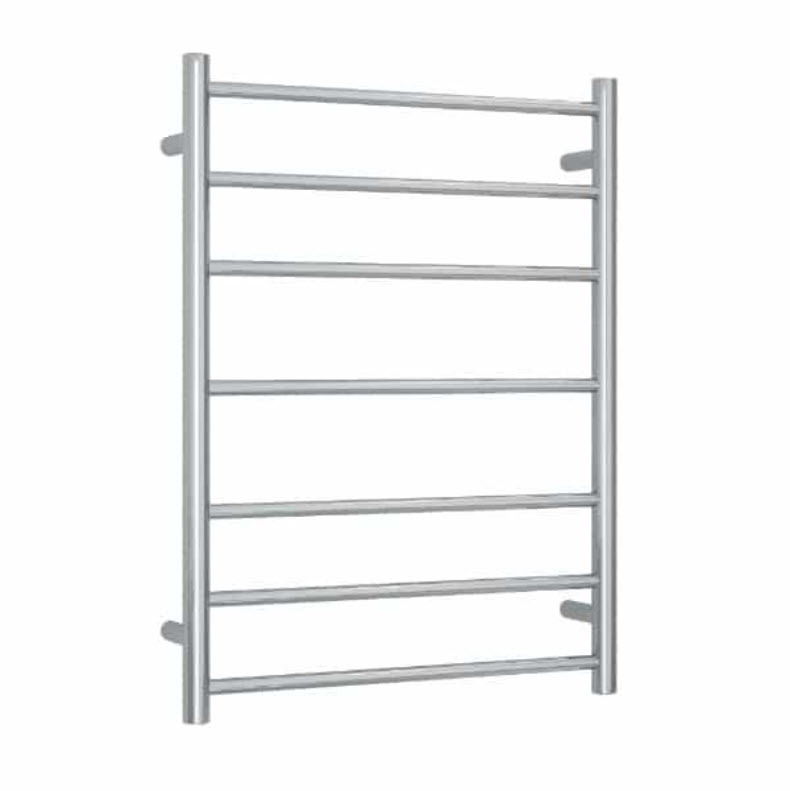 Click here for a stainless steel wall-mounted towel warmer with seven evenly spaced bars, SKU SR44M.