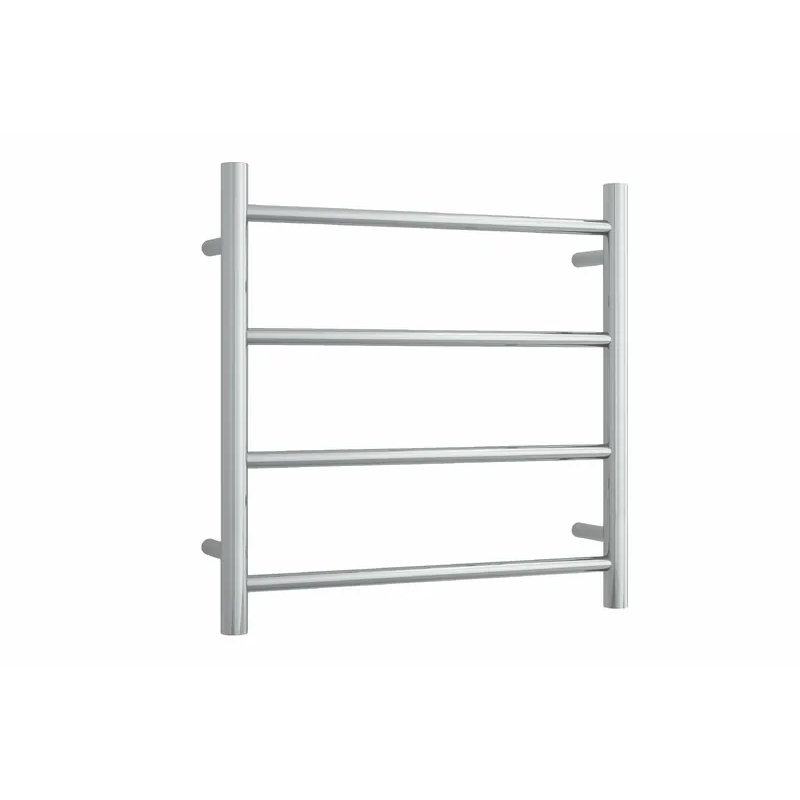 Click here for a stainless steel wall-mounted towel warmer with four horizontal bars, SKU SR25M.