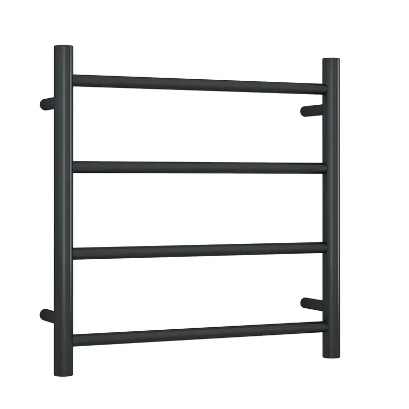 Click here for a black four-bar round heated towel rail, SKU SR2512B.